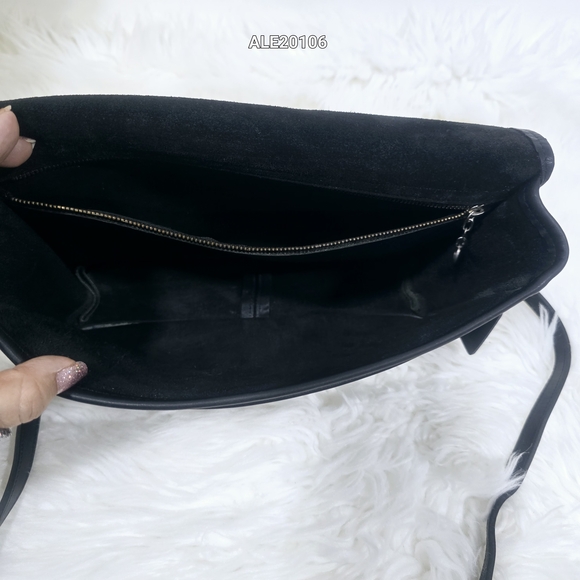 Coach Black Crossbody Bag with Gold Accents - Picture 10 of 14